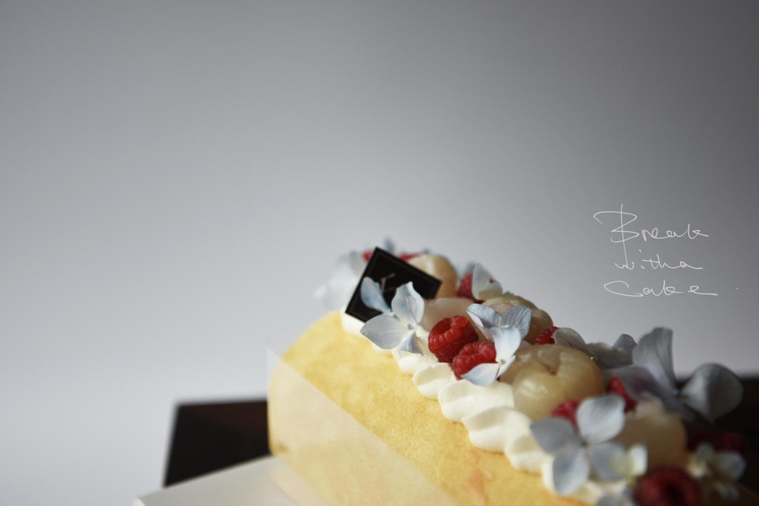 玫瑰荔枝树莓蛋糕卷的做法