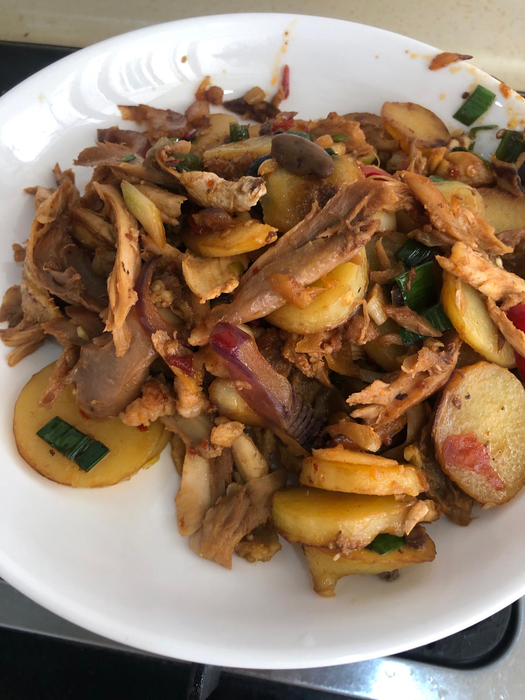 干锅土豆片