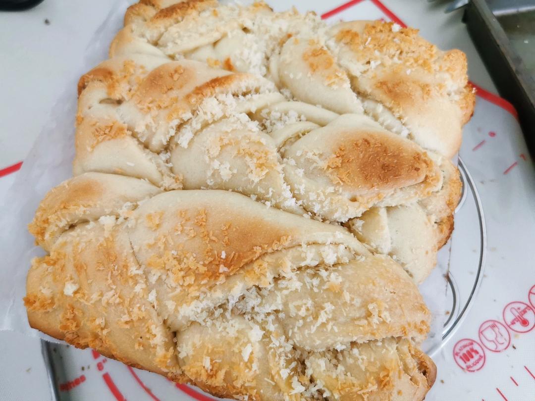 椰蓉吐司（增加小花步骤）