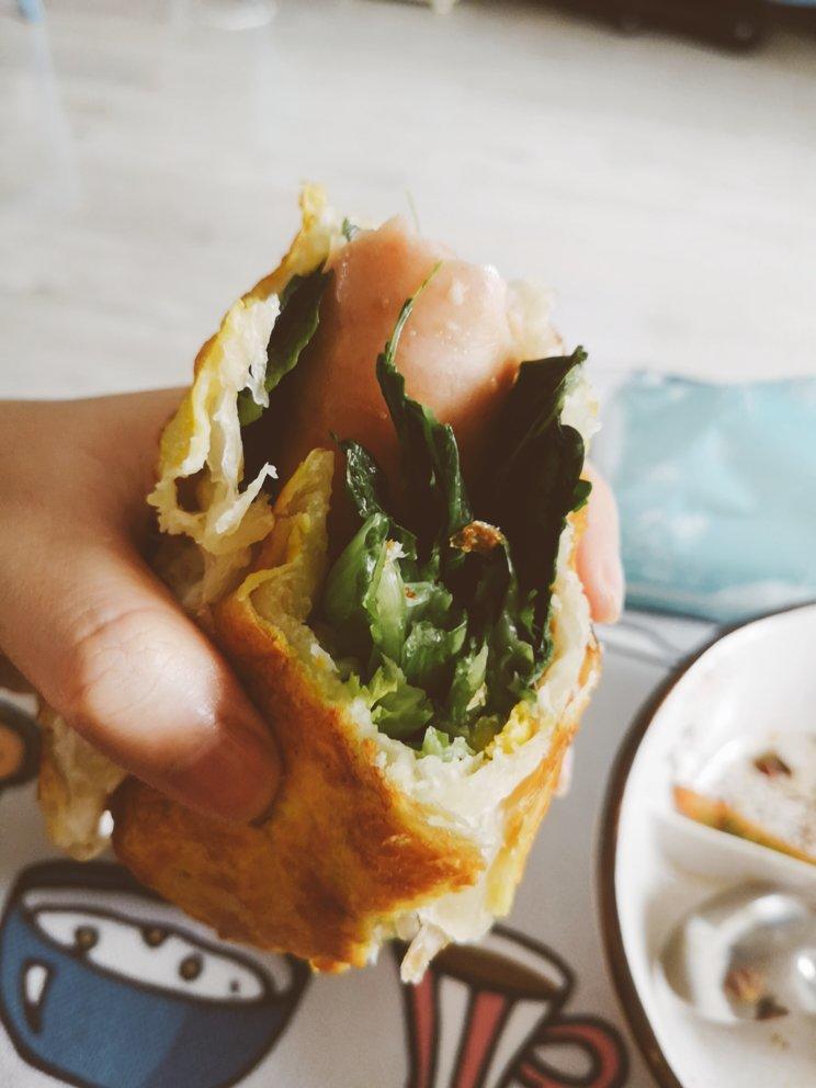 三分钟就可以做好孩子的早餐（手抓饼）