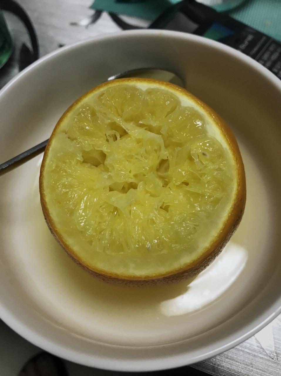 神秘的百宝箱做的盐蒸橙子,治疗咳嗽,(详细步骤图)