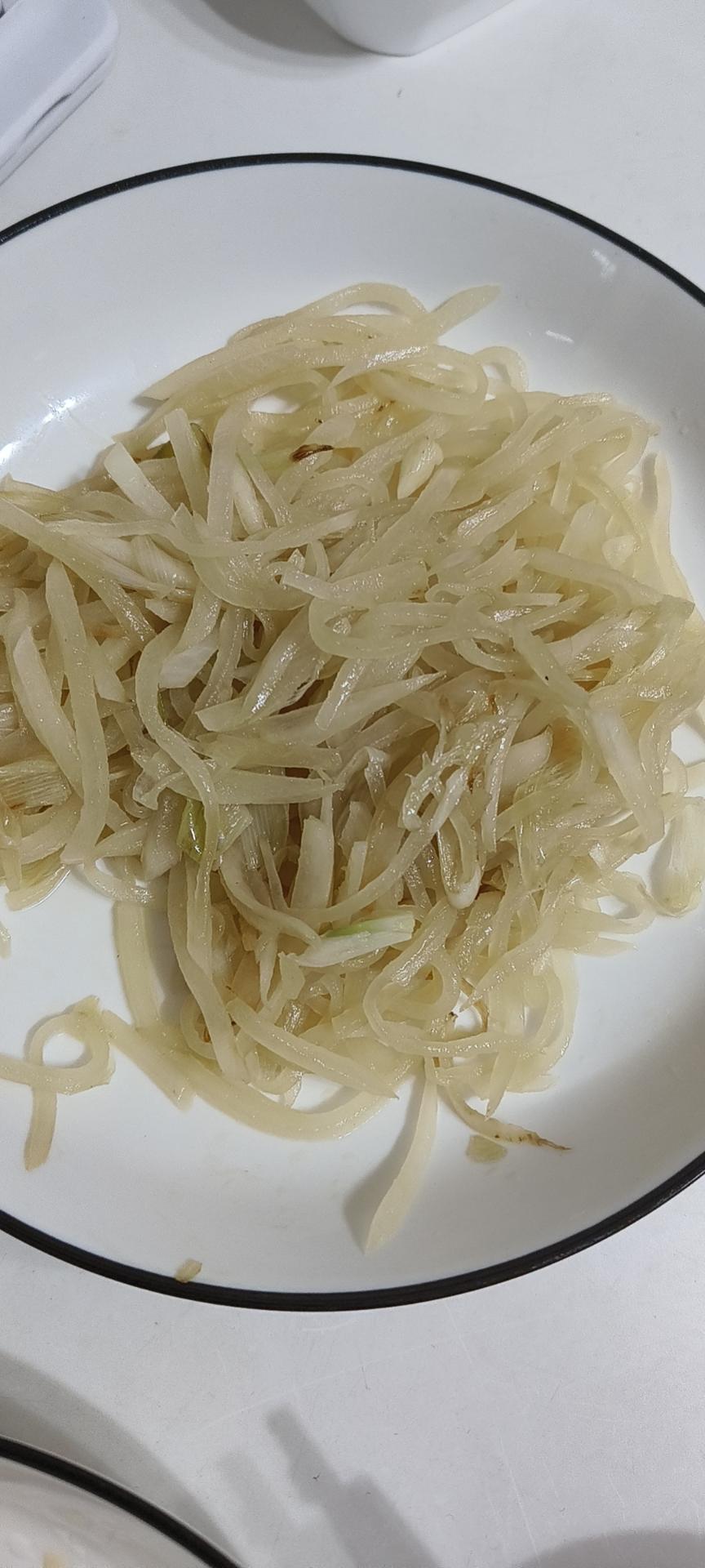 清炒白萝卜丝