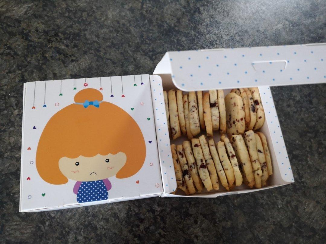 低糖少油版蔓越莓饼干