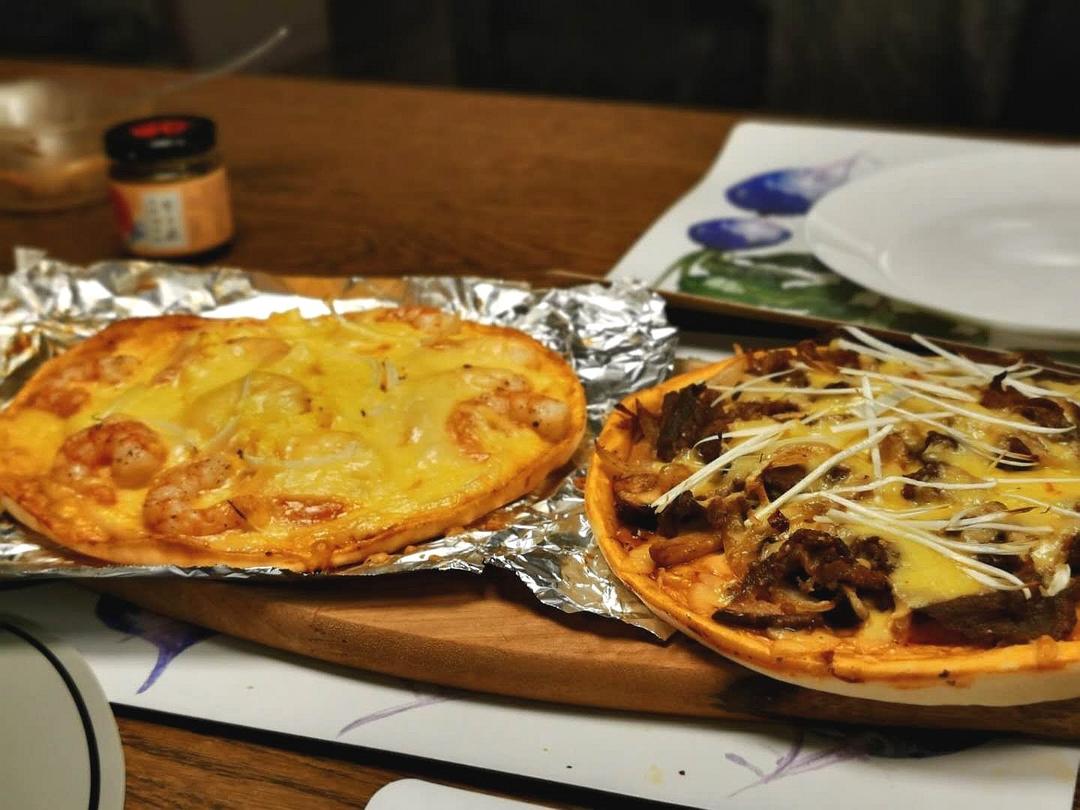 八寸披萨饼皮（四个）制作