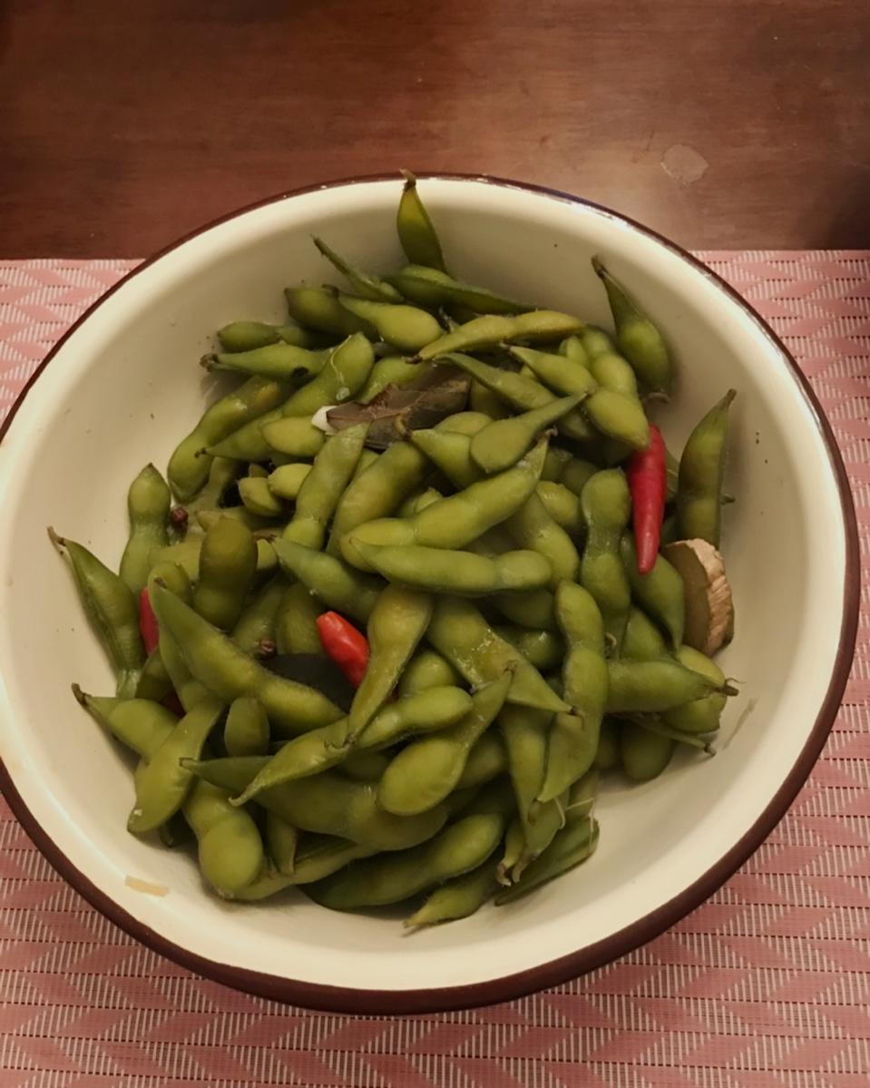 凉拌毛豆（五香煮花毛）