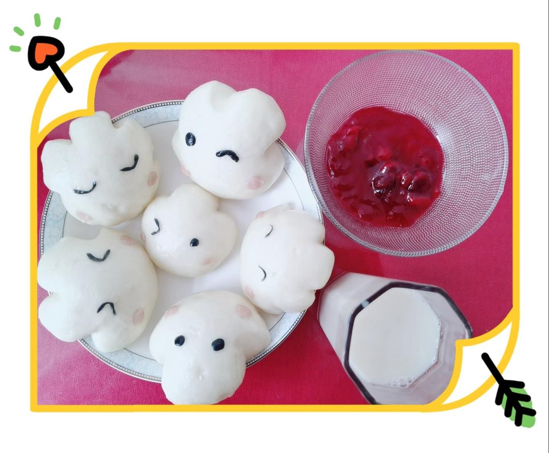 《Tinrry+》美姬老师教你做可爱云朵造型馒头