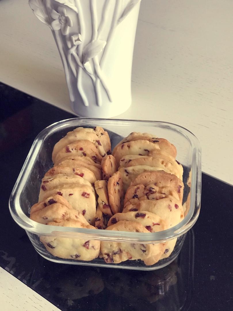 低糖少油版蔓越莓饼干