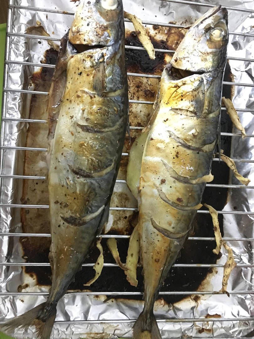 日式烤青占鱼（烤箱版）