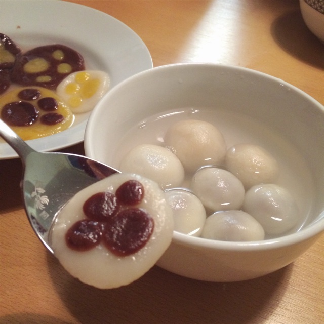 豆沙汤圆