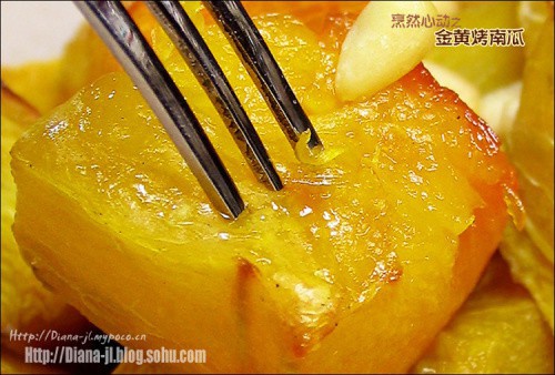 金黄烤南瓜的做法