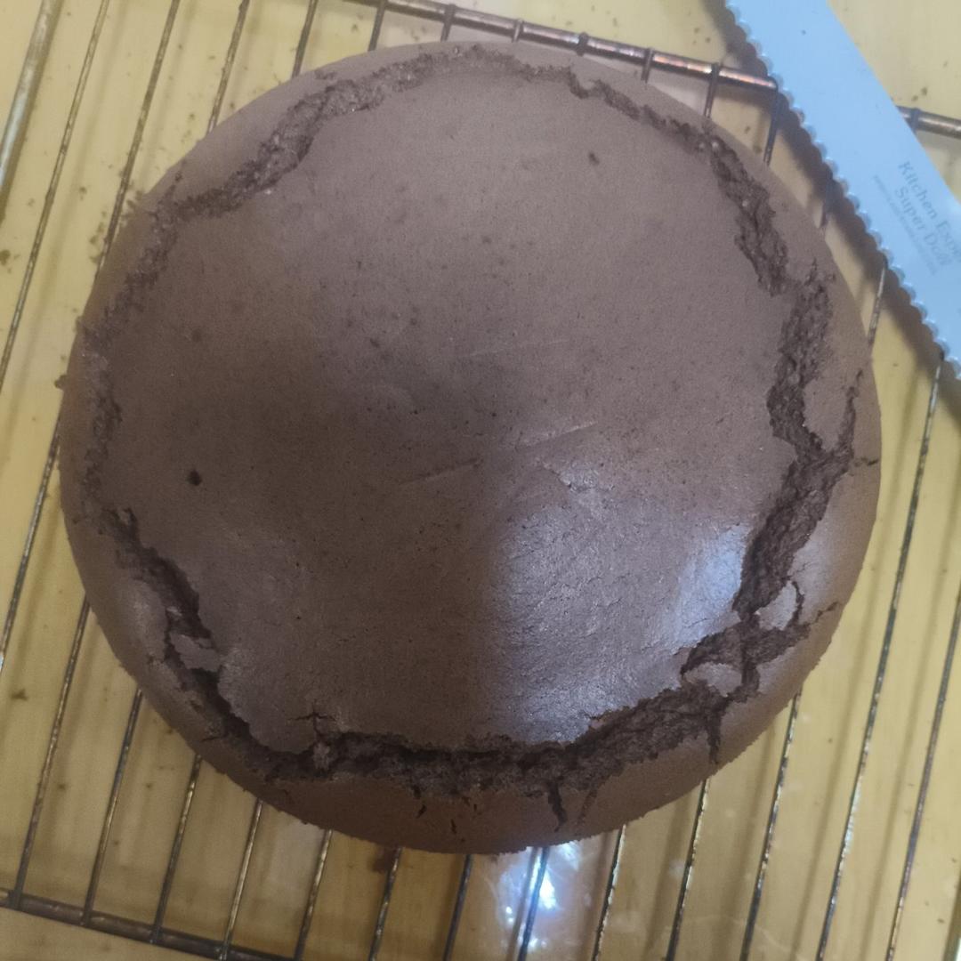 巧克力戚风蛋糕8寸