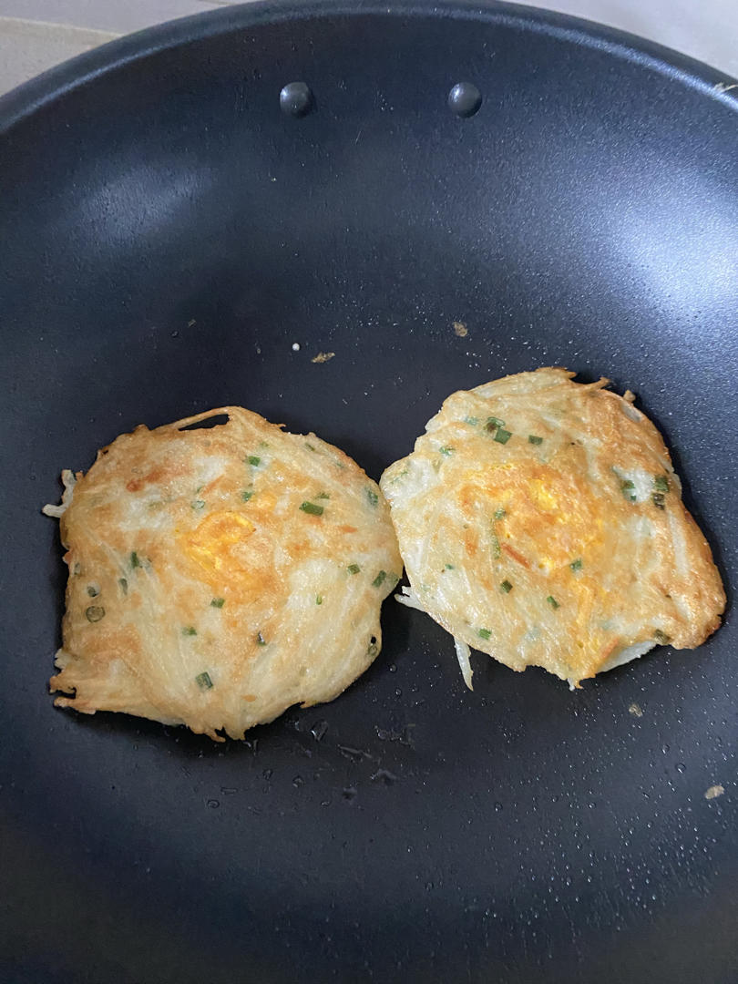 早餐饼(土豆丝饼、土豆丝鸡蛋饼)