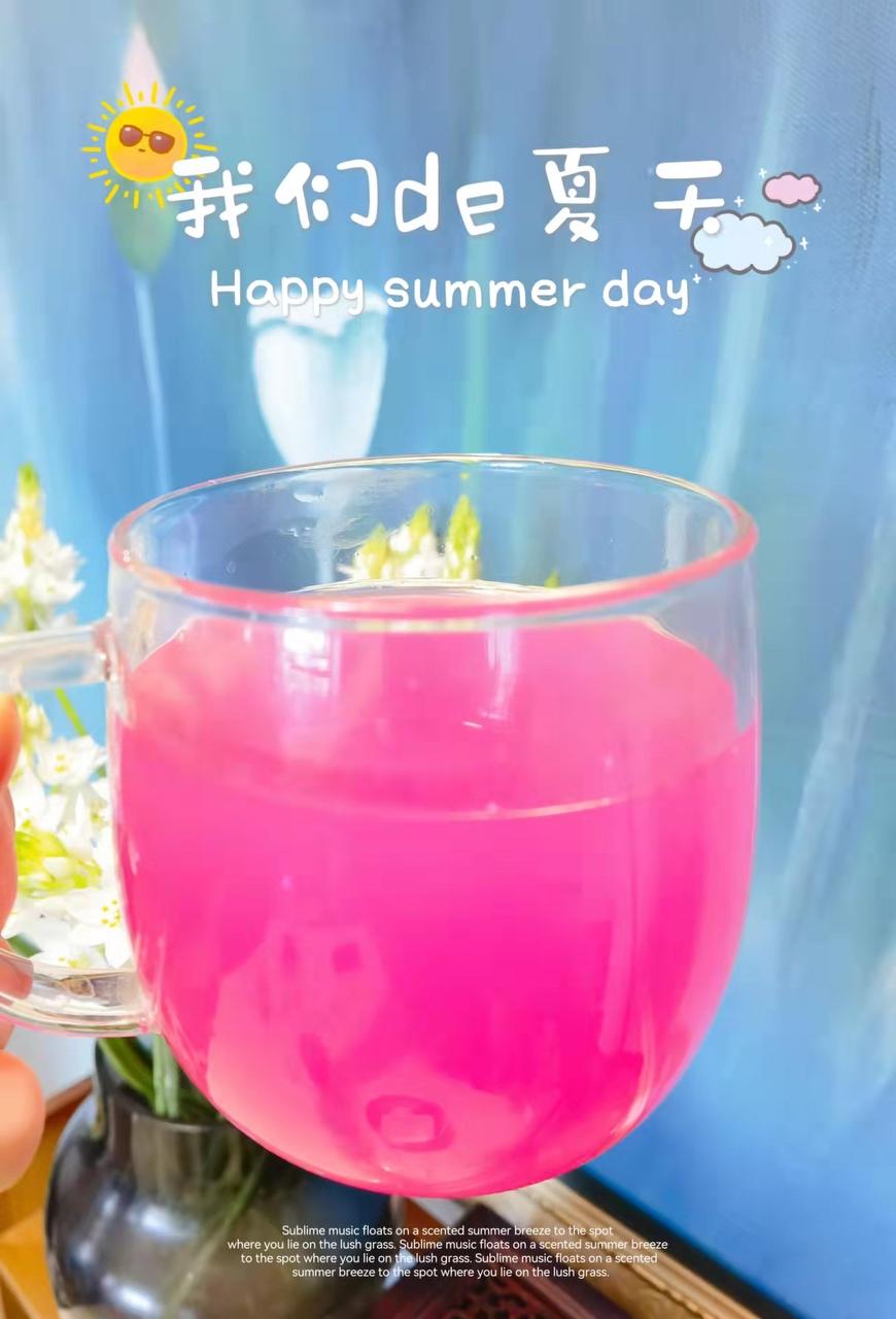 夏日特饮：水粉色紫甘蓝柠檬汁的做法