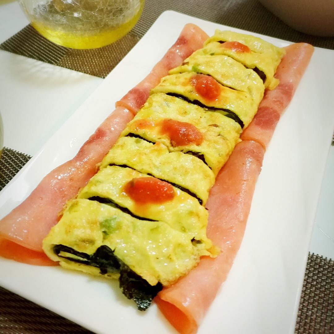 紫菜鸡蛋卷