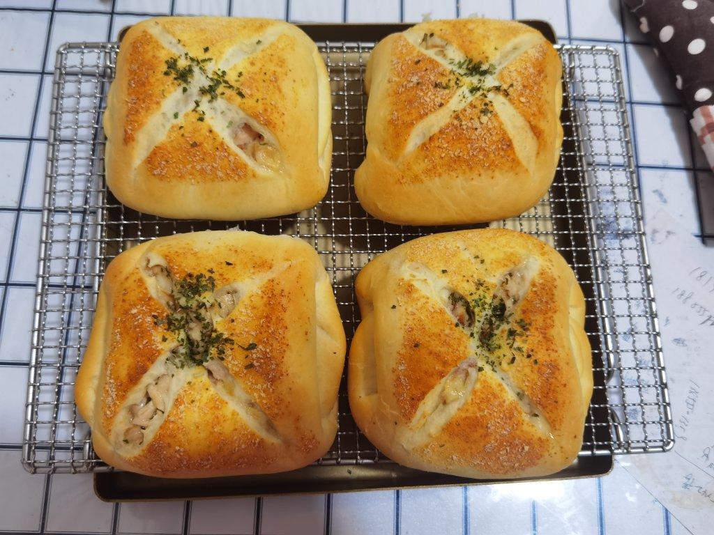 芝士熏鸡面包（万用方子）