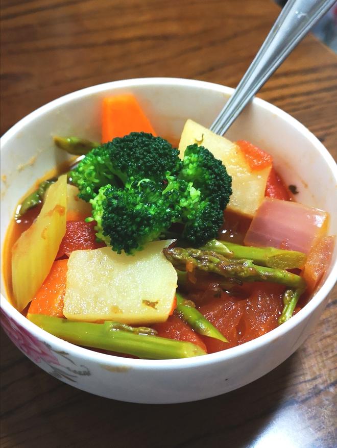 孕期、减脂都可以大快朵颐的什锦蔬菜汤的做法