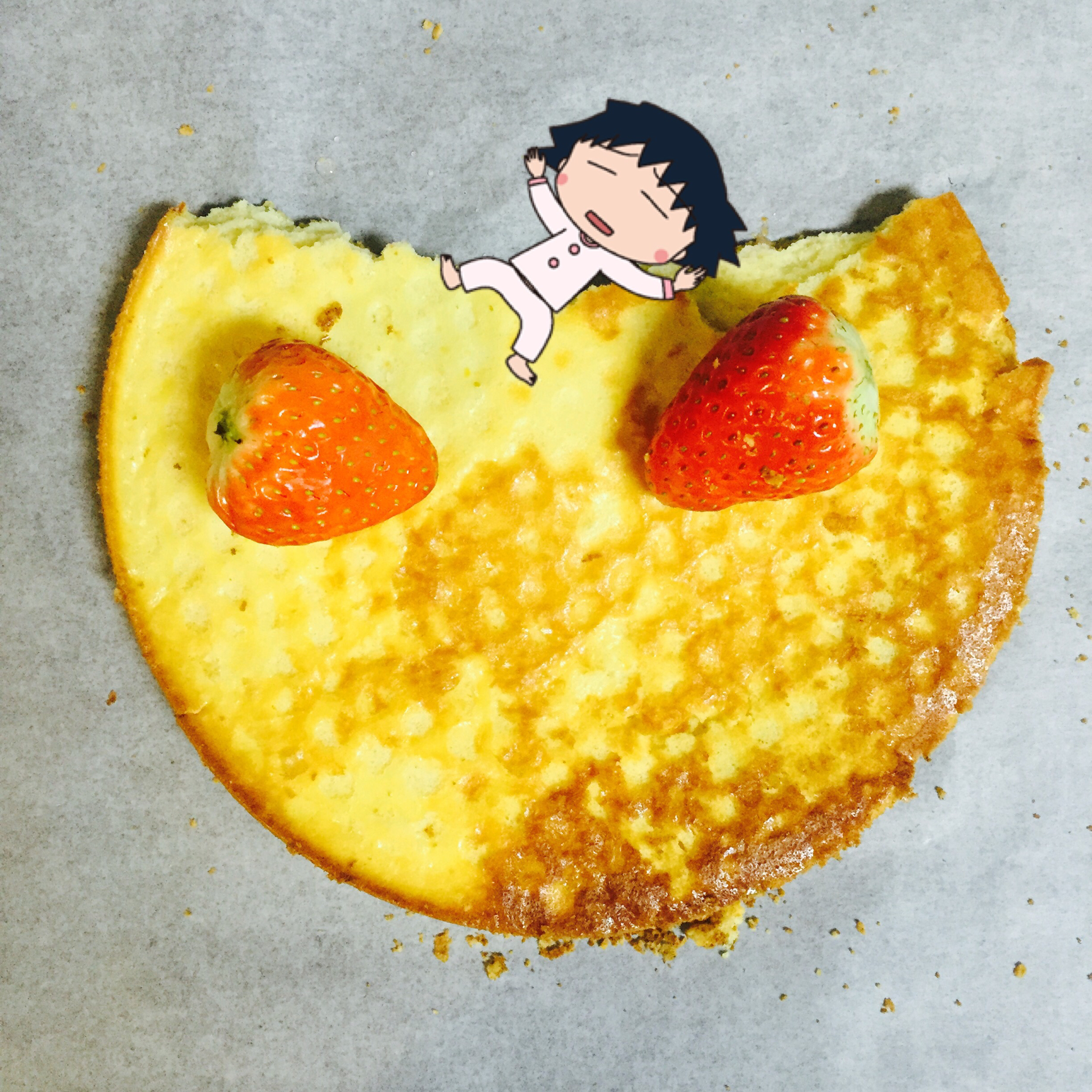 超简单完美戚风蛋糕（6寸2蛋）附打发、翻拌、脱模视频