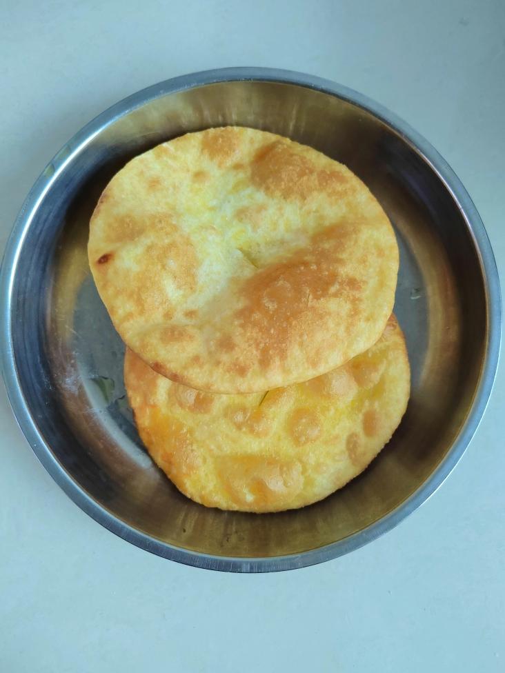 全烫面发面油饼