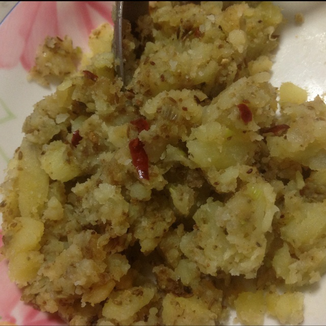 孜然香辣土豆泥