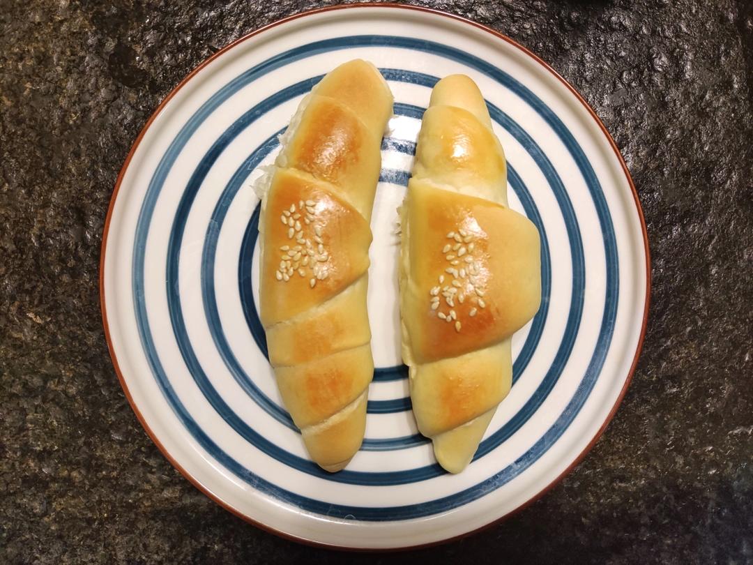 牛奶面包卷（直接法）