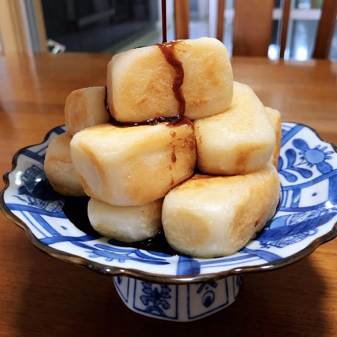 无需烤箱❗️💯一口就能爆浆的红糖芝士年糕❗️