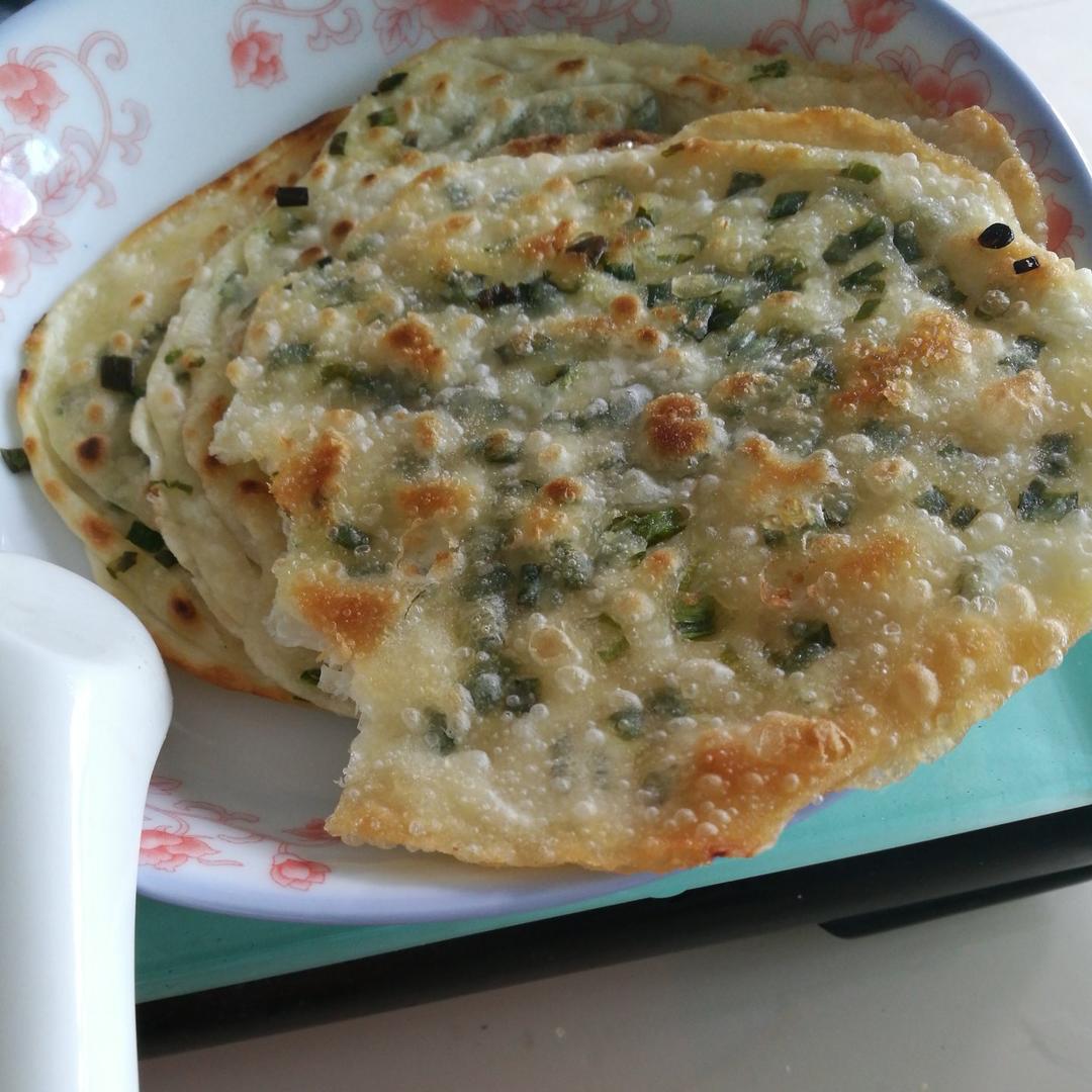葱油饼（饺子皮 懒人快手版）