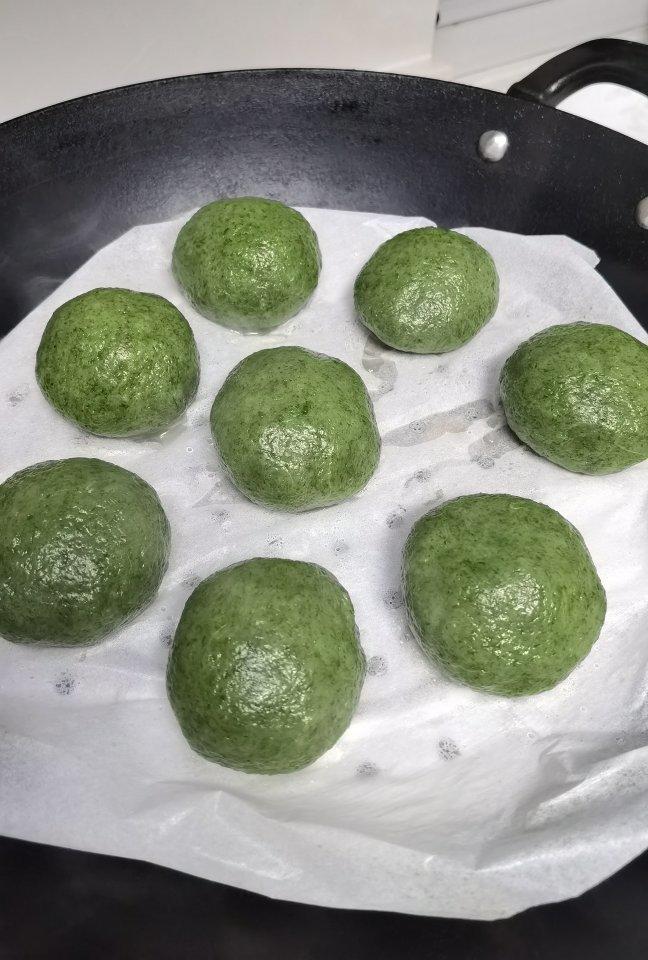 艾草青团、艾粑粑、艾糍、新鲜艾草制作