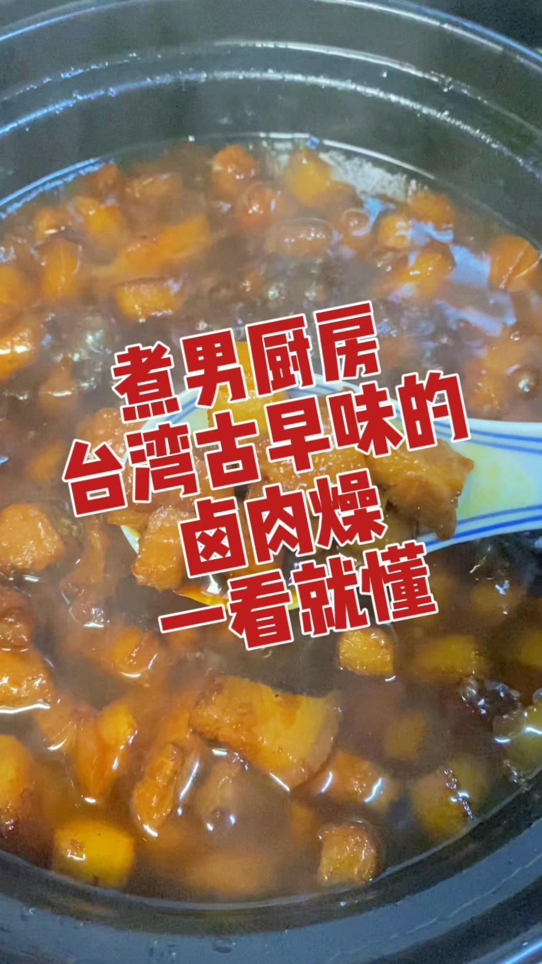 最简单有手就会，古早味台湾卤肉饭