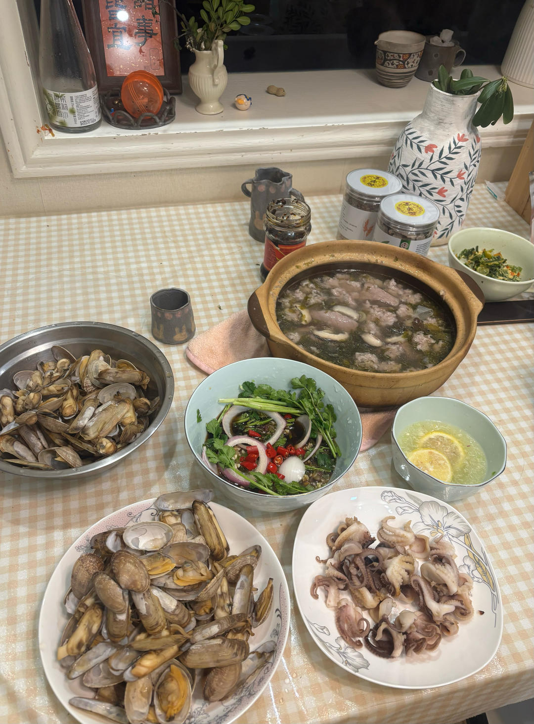 泰国酸辣汁蘸小海鲜