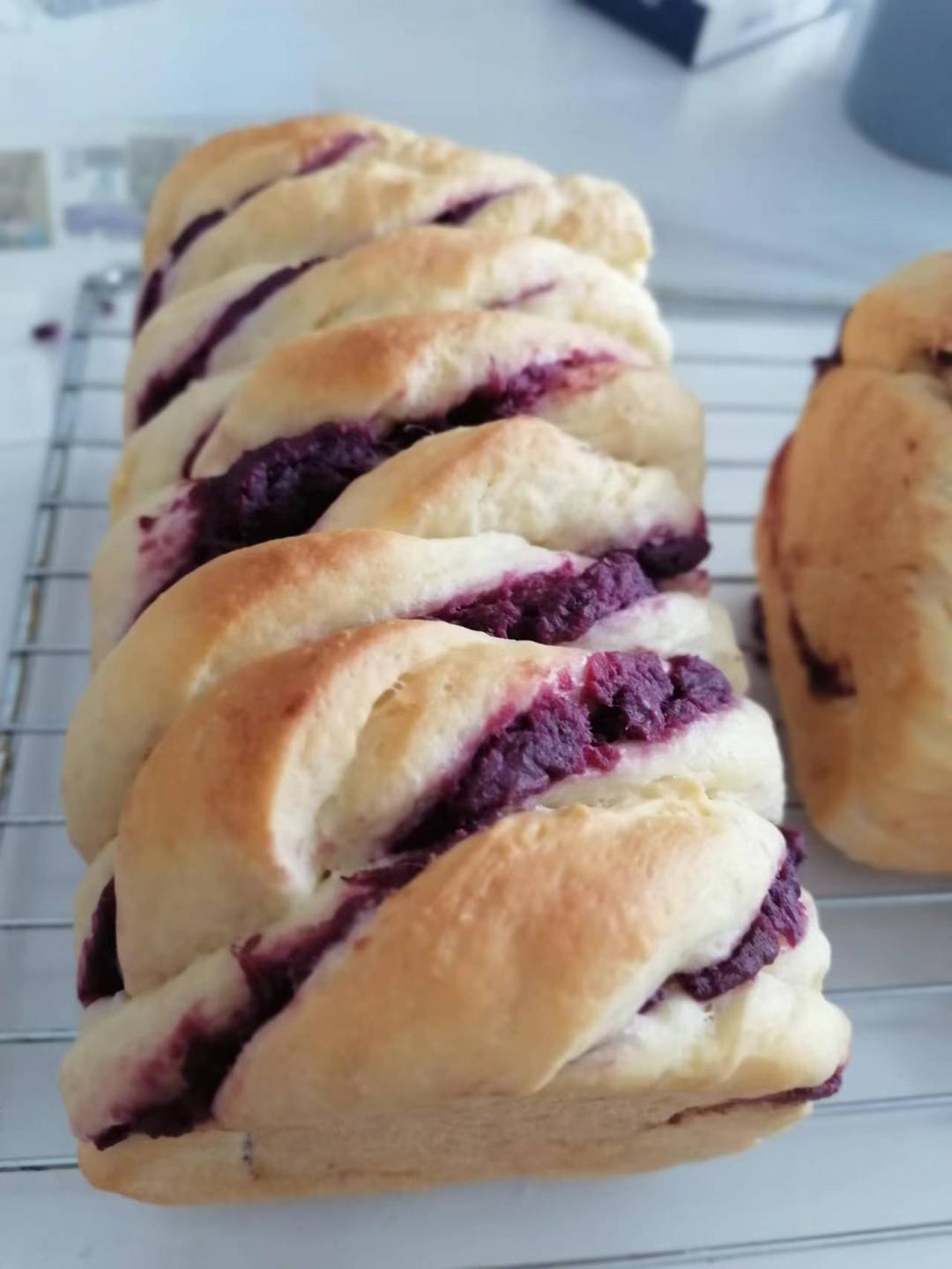 紫薯手撕吐司❗简单又好看的整形手法