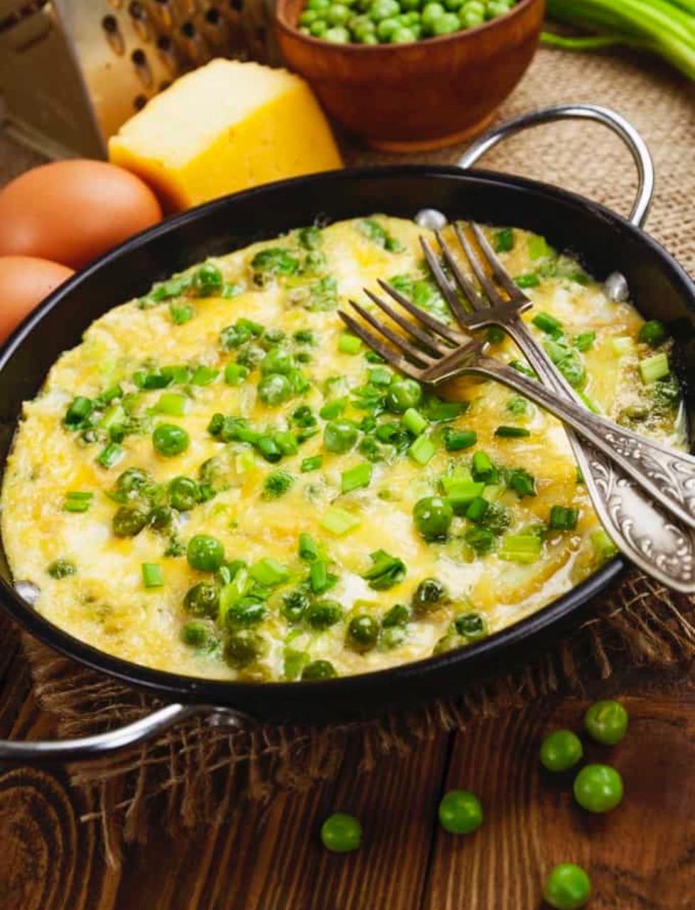 轻断食：戒糖篇之菠菜和豌豆蛋卷的做法