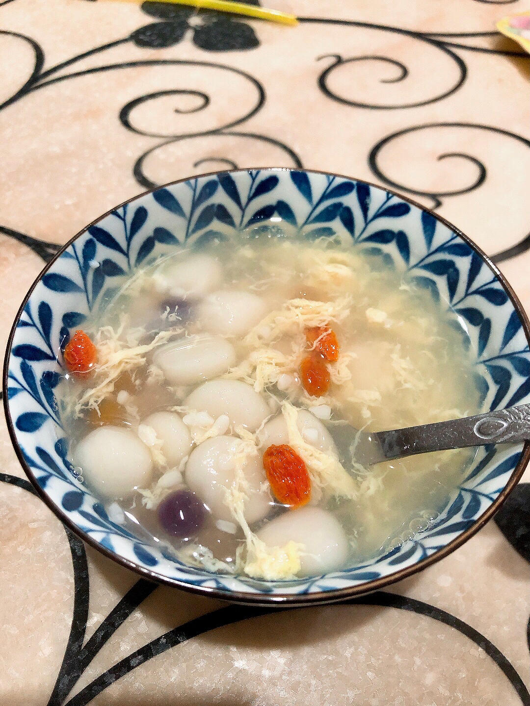 蛋花酒酿丸子｜酒酿放入的时间是关键