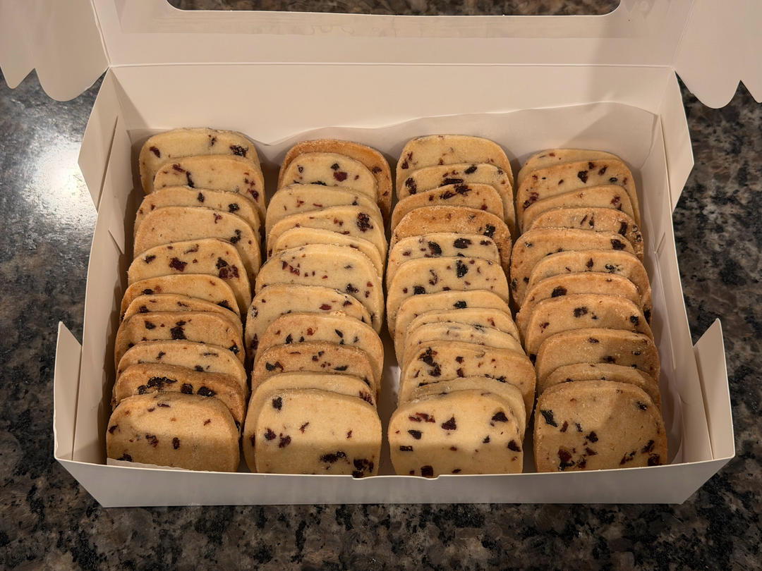 奶香浓郁酸甜酥脆的蔓越莓黄油曲奇