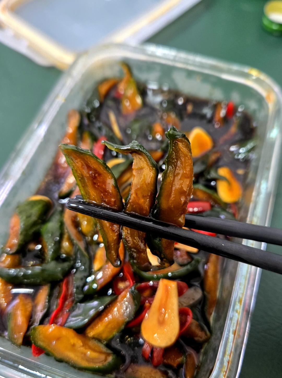 下饭小菜之不怎么咸的腌黄瓜