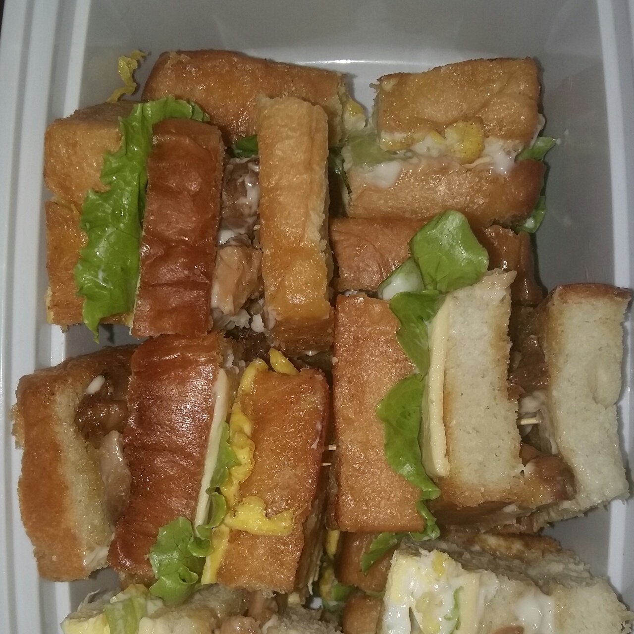 照烧鸡腿三明治