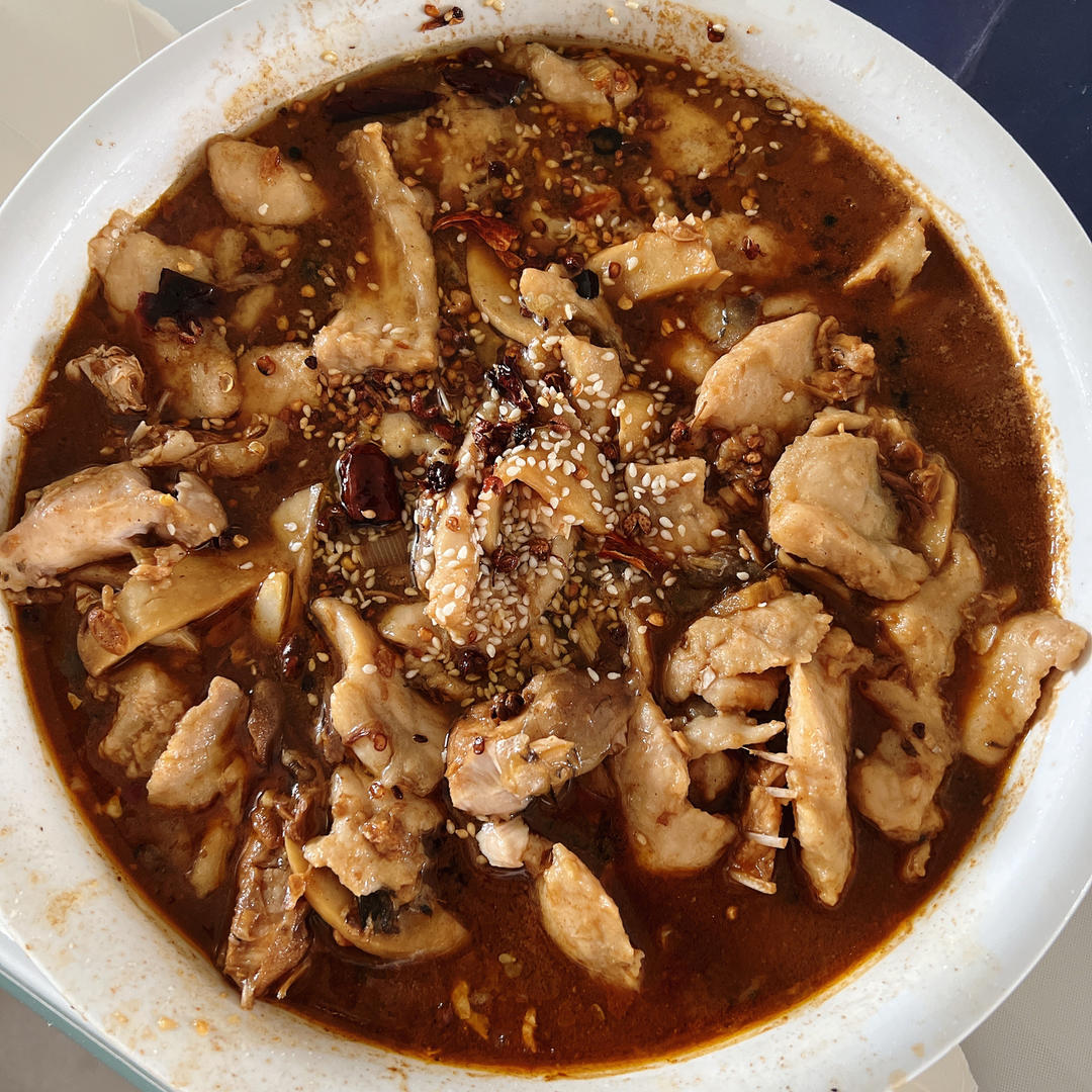 家常麻辣水煮草鱼片