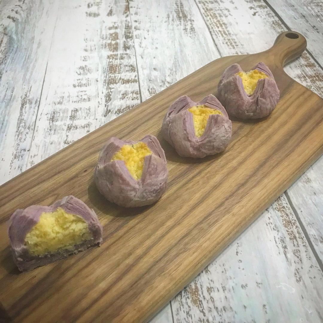 花开富贵之四种口味的椰蓉开口酥