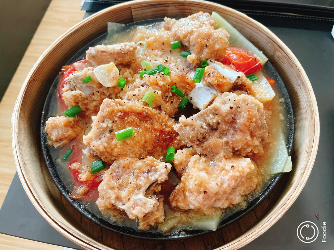 绝绝子！甩饭店几条街的粉蒸肉（粉蒸排骨）