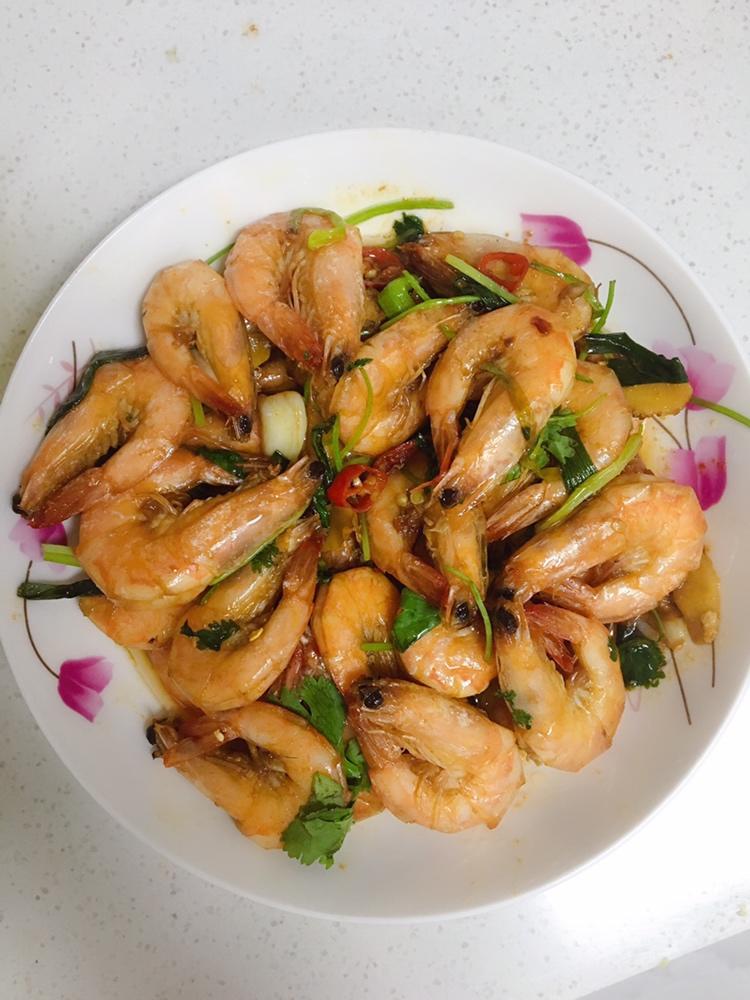 爆炒基围虾