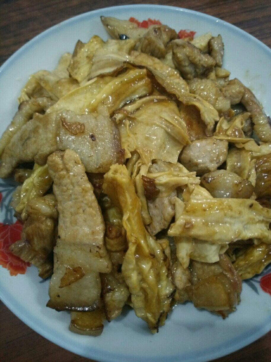肉炒腐竹