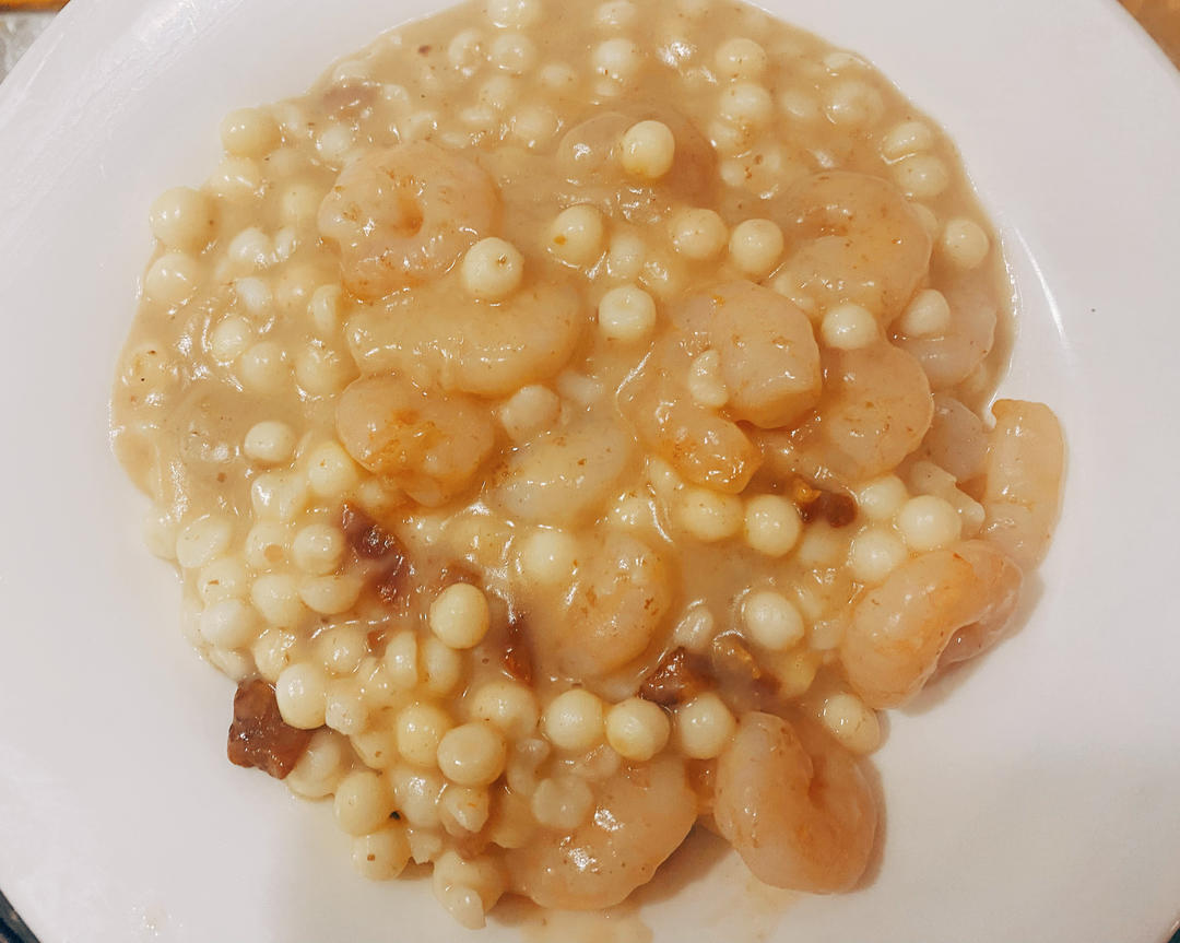 鸡头米甜豆炒虾仁