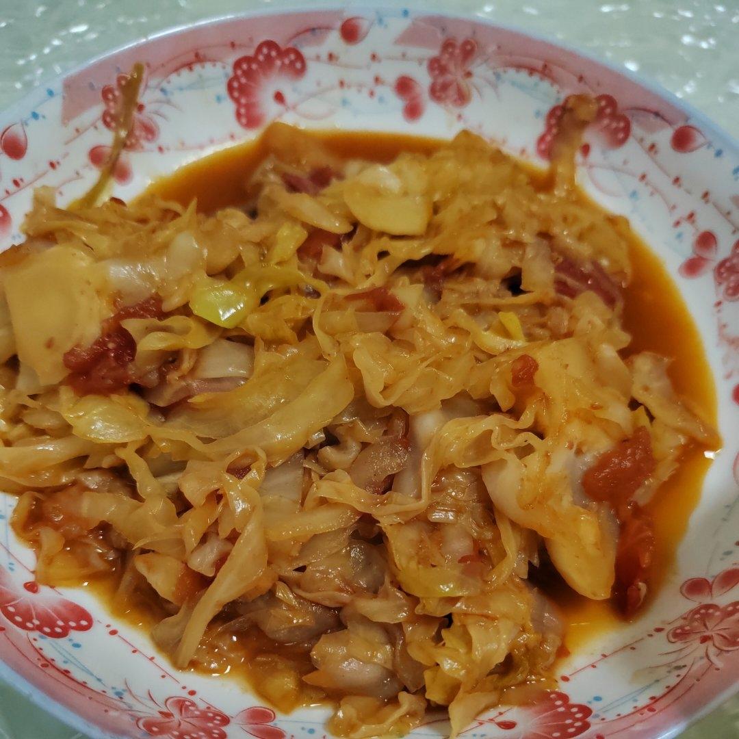 大头菜炒西红柿