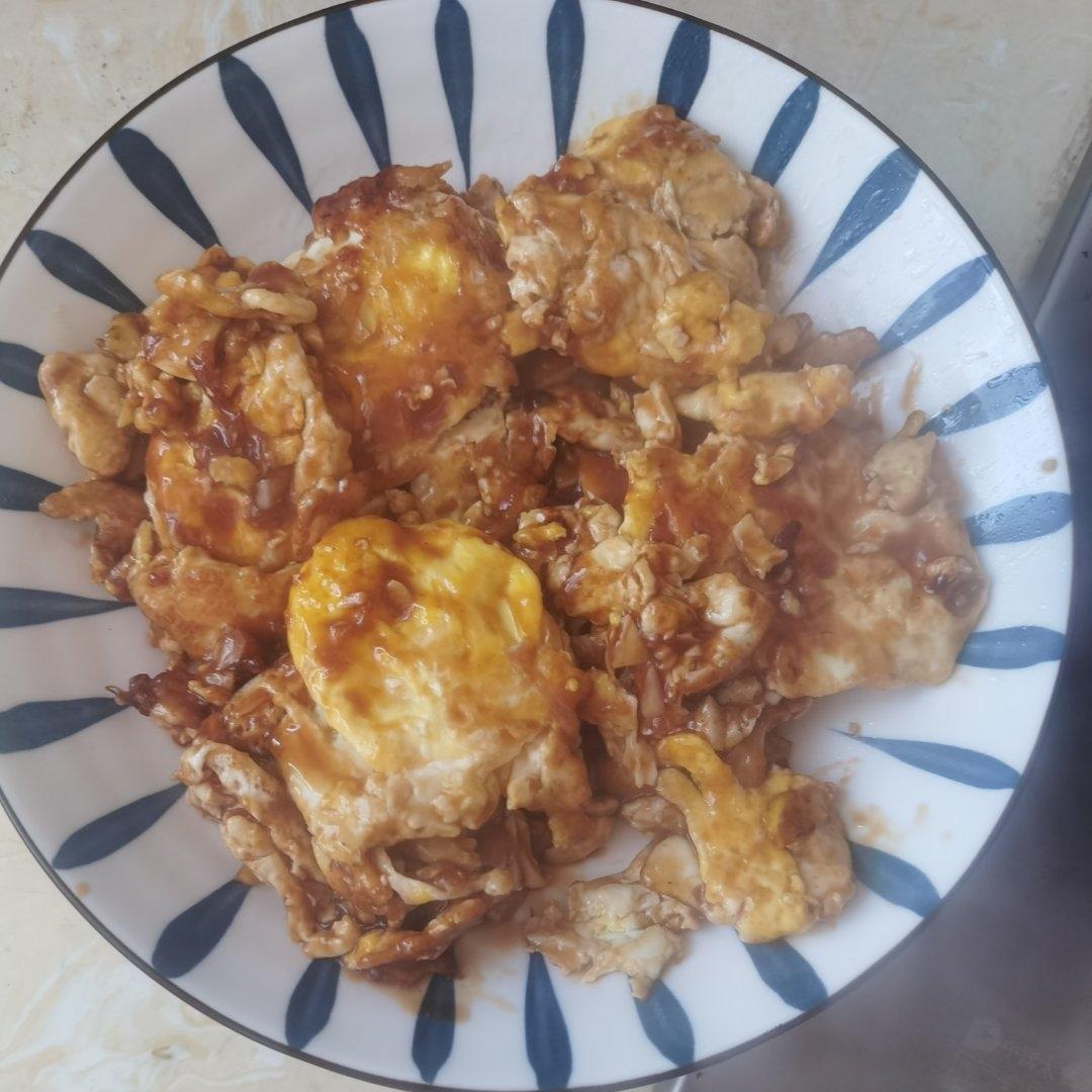鸡蛋神仙吃法～给肉都不换的糖醋荷包蛋