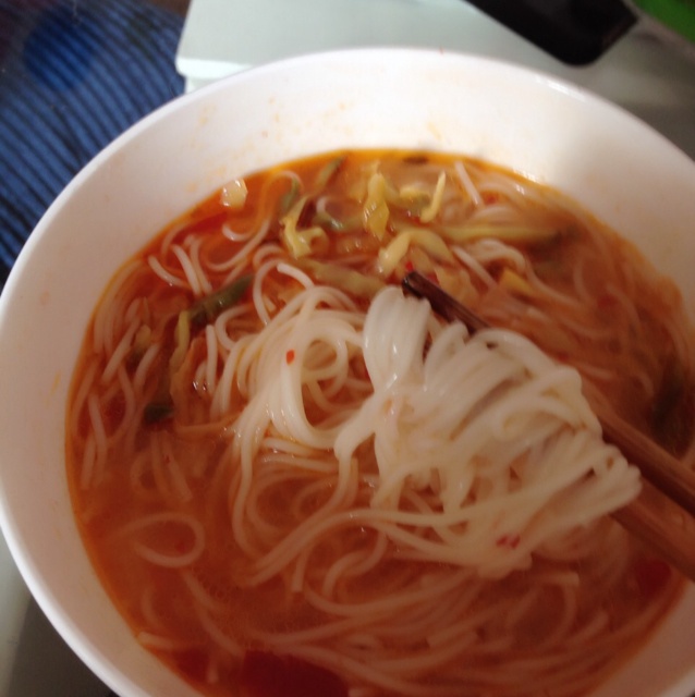 小葱麻油酱油面