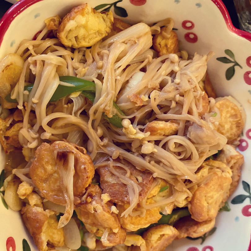 超级下饭菜--金针菇日本豆腐