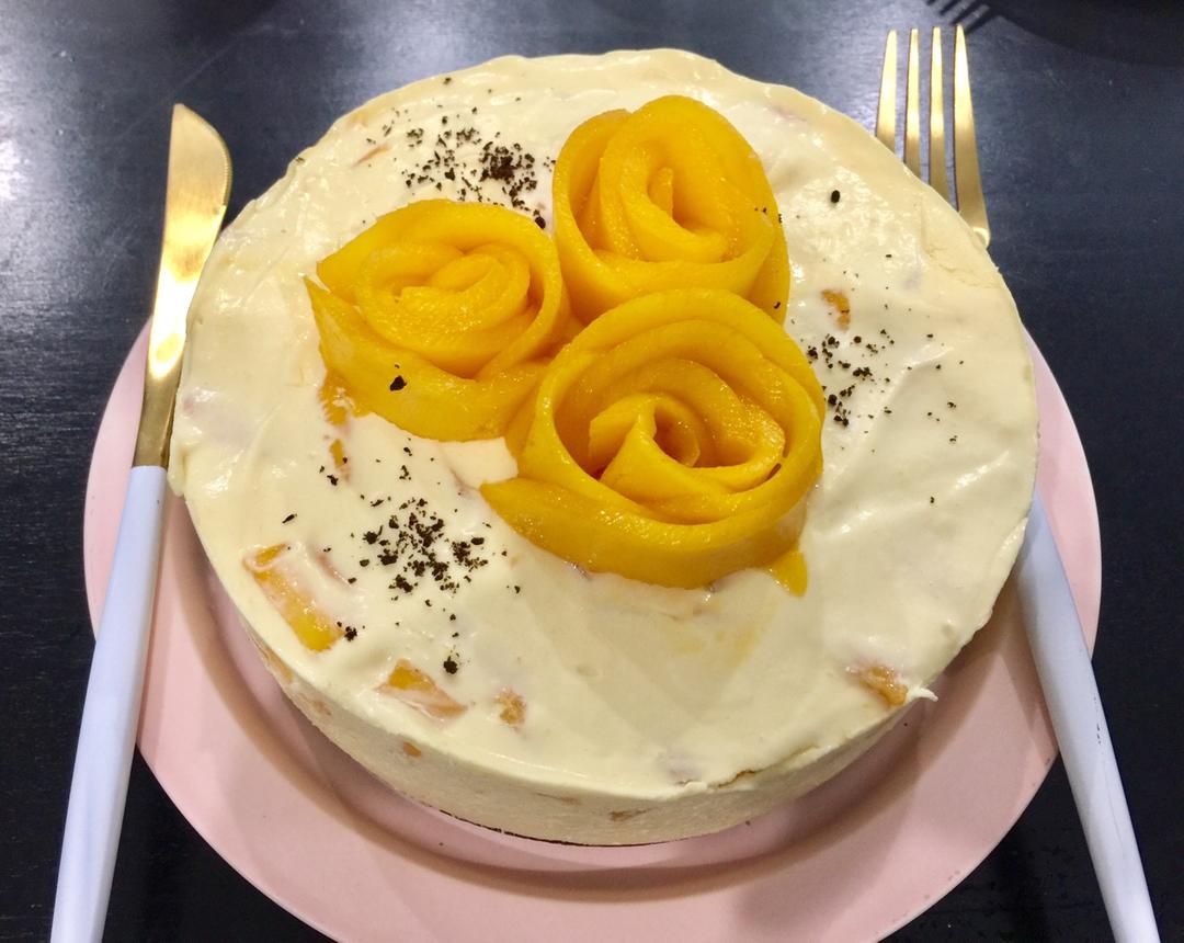 【视频】芒果慕斯（6寸） | 含镜面果胶配方