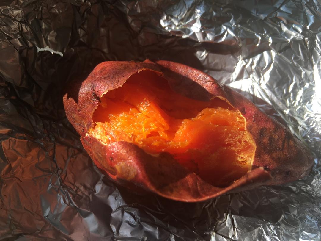 烤地瓜（烤箱初试）