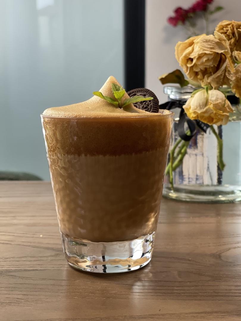 快手 焦糖泡沫咖啡400次咖啡 dalgona coffee