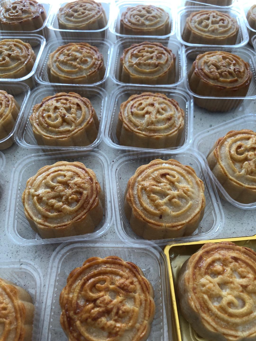 流心奶黄月饼（无吉士粉/转化糖浆版本）【曼食慢语】