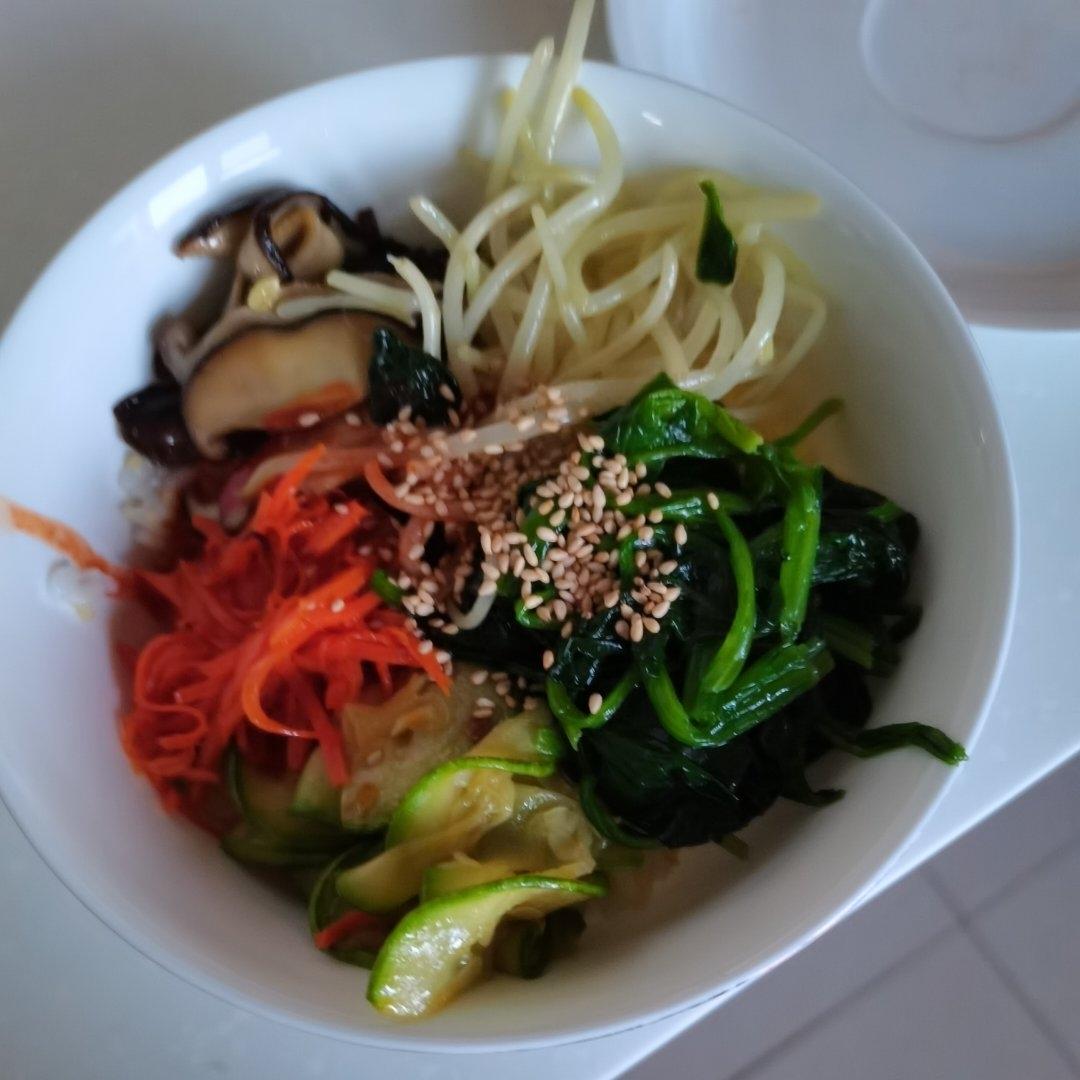 小朋友吃的不辣版伪韩式拌饭（비빔밥）k66出品